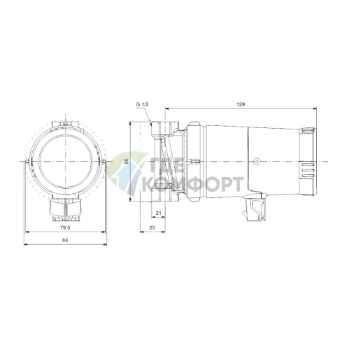Циркуляционный насос Grundfos Comfort 15-14 B PM RU - фото 2