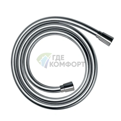 Гибкий душевой шланг HG Isiflex B 1600 мм в хромированном исполнении (28276000) - фото 1