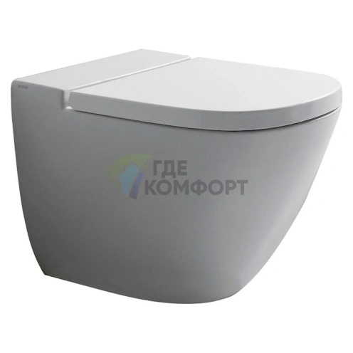 Унитаз приставной Globo Stockholm LA001.BI — компактный и стильный (LA001.BI) - фото 1