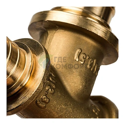 Stout Тройник переходной 20x25x20 для труб из сшитого полиэтилена аксиальный - фото 5