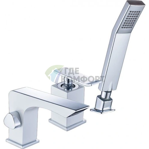 Смеситель для ванны Lemark Contest LM5845CW: на борт - фото 1