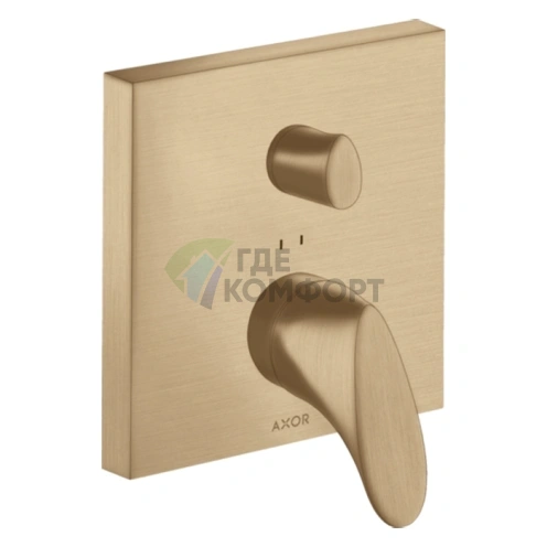 Смеситель для ванны AX Starck Org однорычажный в цвете шлифованная бронза (12415140) - фото 1