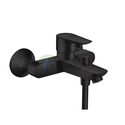 Смеситель для ванны Hansgrohe Talis E настенный, матовый черный (71740670) - фото 1