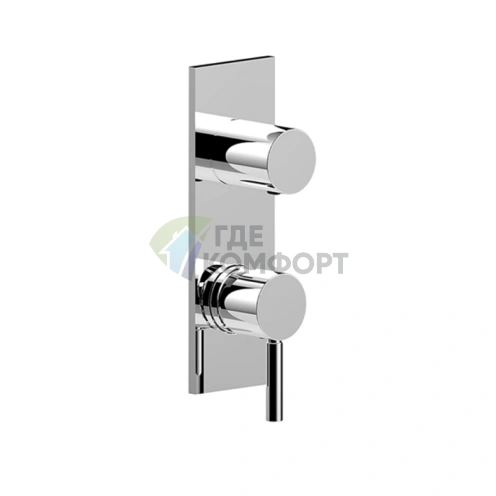 Fantini NOSTROMO: Встраиваемый смеситель для душа, хром (50 02 G485B) - фото 1