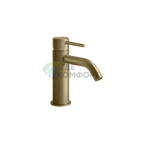 Смеситель для раковины GESSI 316 Brushed Brass PVD без перелива (54002#727) - фото 1