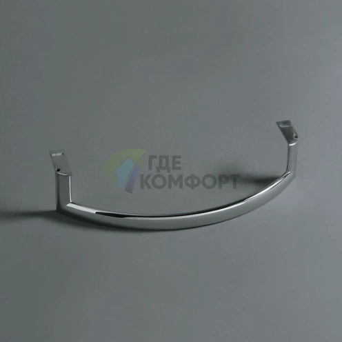 Фронтальный хромированный полотенцедержатель Simas Lft Spazio 415x8.5см для LFT 24 - фото 1
