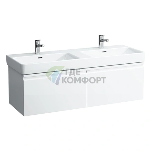 Подвесная тумба LAUFEN PRO S с системой хранения, 826x450x390 мм, белая матовая (4.8357.2.096.463.1) - фото 1