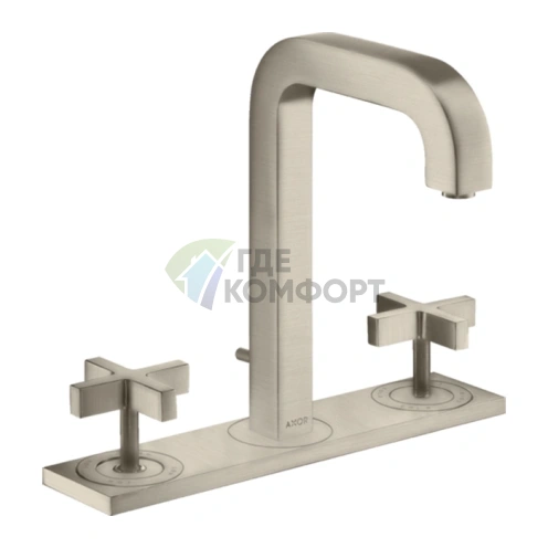 Смеситель для раковины AX Citterio в цвете шлифованный никель (39134820) - фото 1