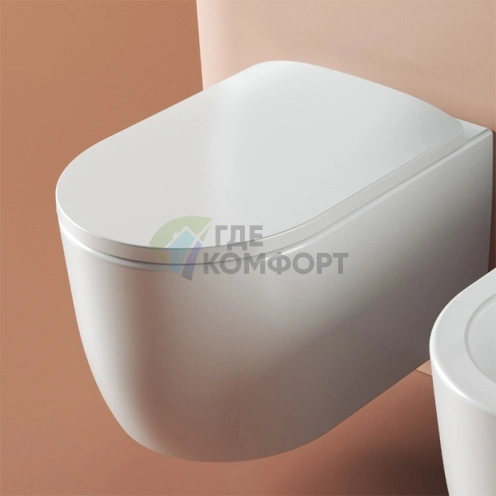 Унитаз подвесной Artceram MONET Rimless 36x52 см белый матовый (MNV001 05 00) - фото 1