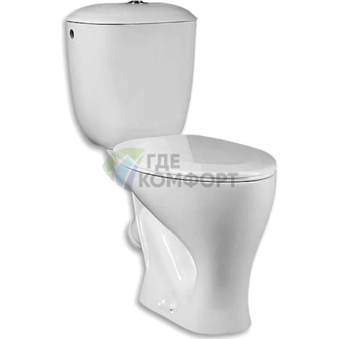 Унитаз-компакт Santeri Воротынский с нижней подводкой, белый - фото 1