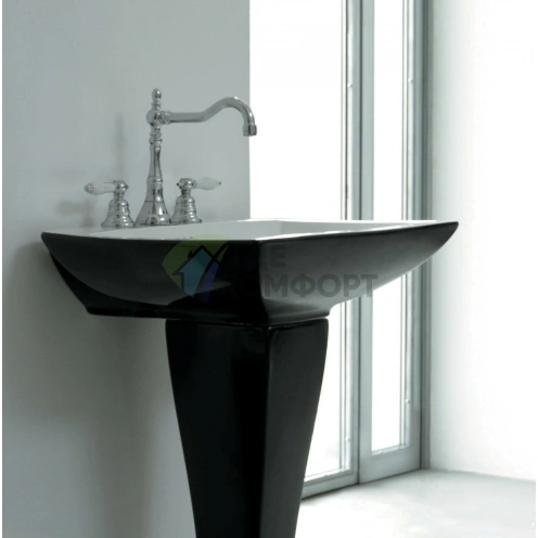 Раковина Artceram JAZZ 60х48 см черная: стиль и функциональность в каждом сантиметре - фото 2