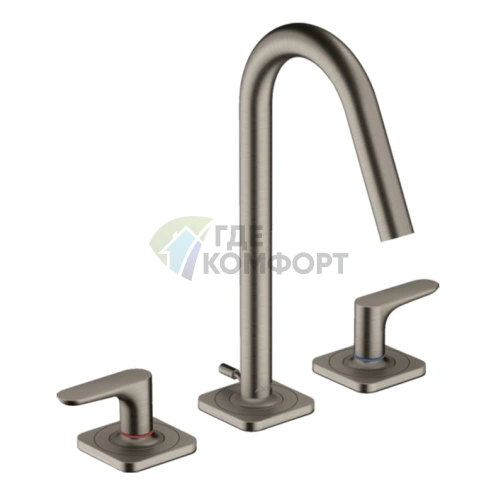 Смеситель для раковины AX Citterio M в цвете сталь (34133800) - фото 1