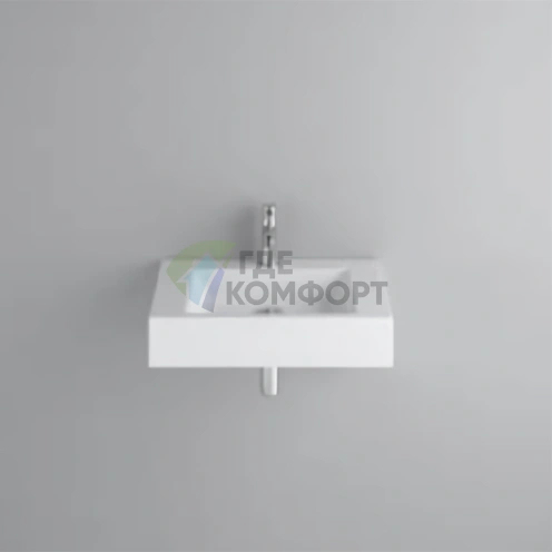 Подвесная раковина BETTEAqua 80 см белая с покрытием Glaze Plus без перелива (A054 HLW1) - фото 1