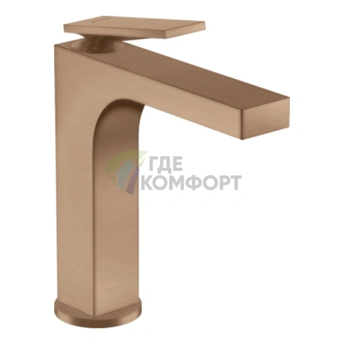 Смеситель для раковины AX Citterio 160 мм, цвет шлифованное красное золото (39023310) - фото 1