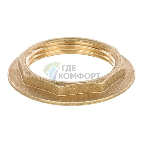 Контргайка STOUT с упором 1 1/4 латунная - фото 1