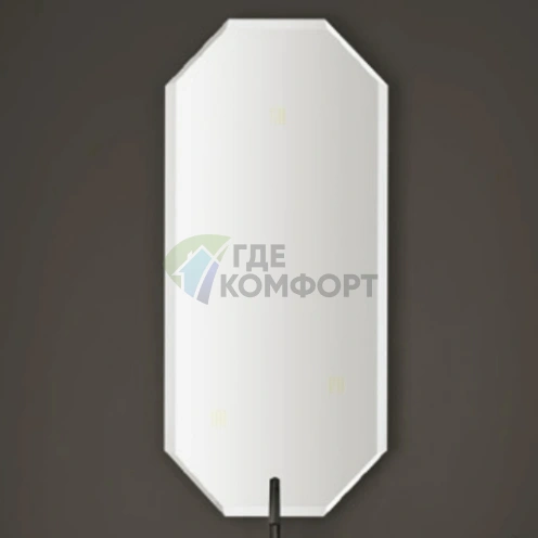 Зеркало CRYSTAL VITAGE milldue edition 490х1100 мм со скошенным краем (7500) - фото 1