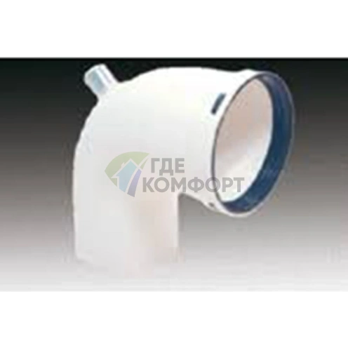 Колено 90гр-с отверстием для анализа сгорания 80 мм Ferroli - фото 1