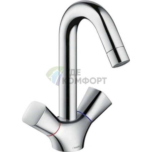 Смеситель Hansgrohe Logis 71221000 для раковины: немецкое качество и стиль в каждой детали - фото 1