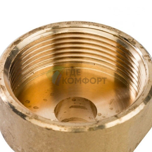 Переходник STOUT ВН 1 1/2 x 3/4 внутренняя/наружная резьба латунный - фото 6