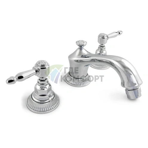 Смеситель для биде Nicolazzi Impero с донным клапаном, 3 отверстия, хром (1215CR36L) - фото 1