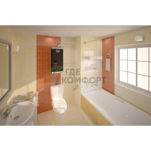 Электрический настенный одноконтурный котел Теплодар Спутник 6 черный - фото 2