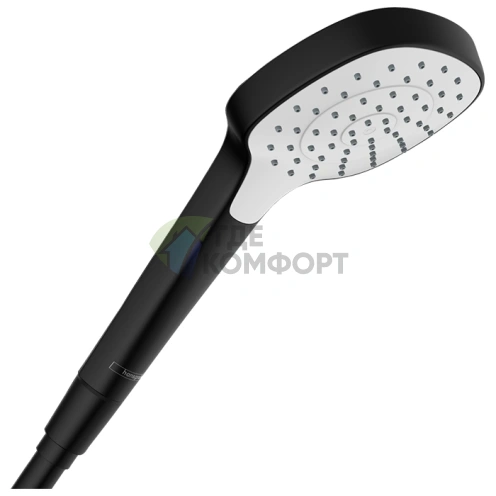 Ручной душ HG Croma Select E 110 с функцией 1jet Rain в матовом черном цвете (26814670) - фото 1