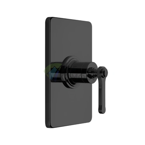 Смеситель GESSI VENTI20 встраиваемый однорычажный для наружного монтажа, матовый черный (65061#299) - фото 1