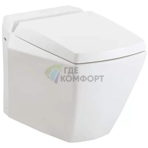 Приставной унитаз TOTO Jewelhex CW681PB с сиденьем TC375CVKR - фото 1