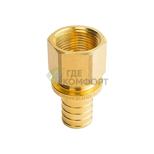 Переходник для труб из сшитого полиэтилена STOUT с внутренней резьбой ВР 32 x G 1 аксиальный - фото 9