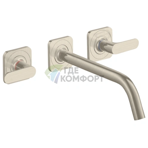 Смеситель для раковины AX Citterio M в цвете шлифованный никель (34315820) - фото 1