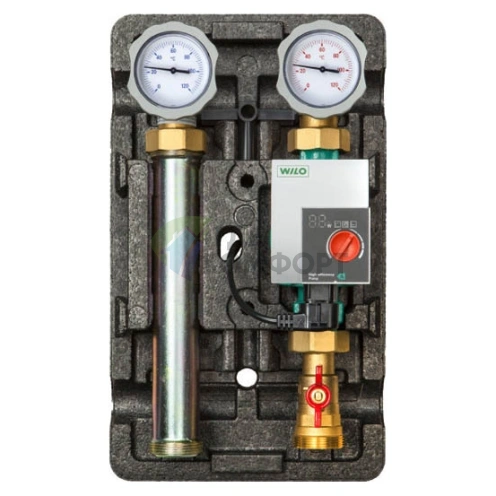 Насосная группа Meibes UK 1 с насосом Wilo Stratos Para 25/1-7 ME 66811.31 WI - фото 1