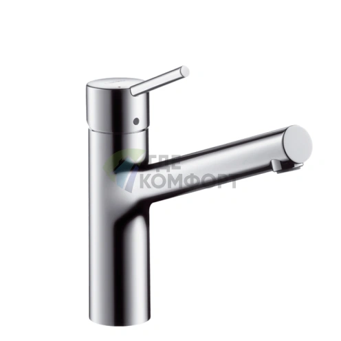 Кухонный смеситель Hansgrohe Talis S M52 поворотно-вытяжной, хром (32851000) - фото 1