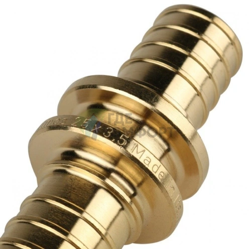 Муфта для труб из сшитого полиэтилена STOUT соединительная равнопроходная 25 аксиальная - фото 7