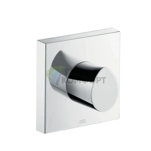 Термостат для душа AX Starck Organic встраиваемый 12x12, хром (12712000) - фото 1