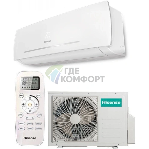 Кондиционер сплит-система Hisense AS-09HR4SYDDCG/AS-09HR4SYDDCW - фото 1