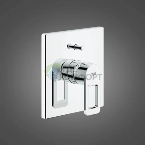 Смеситель Grohe Quadra для ванны с душем, настенный монтаж - фото 5