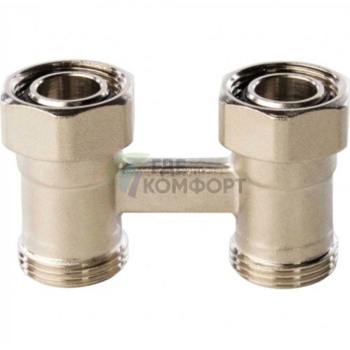 Узел нижнего подключения мультифлекс для радиатора прямой 3/4 Sanext - фото 1