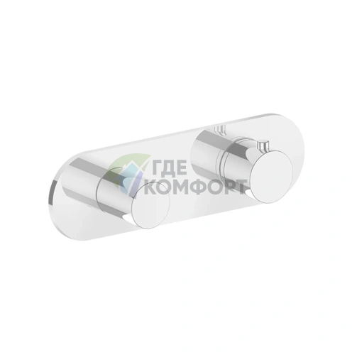 Термостатический смеситель для душа FANTINI MARE с переключателем, белый матовый (51 29 V272B) - фото 1