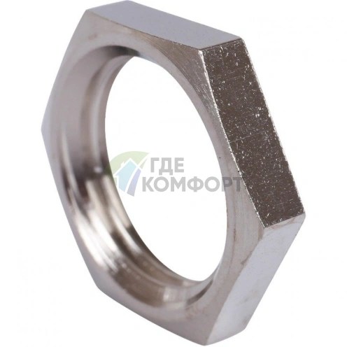 Контргайка 1/2, никелированная Stout - фото 2