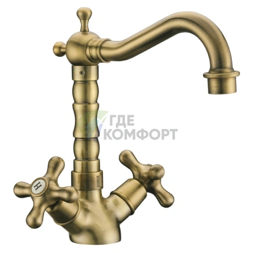 Смеситель Cezares Retro RETRO-C-LS2-02 для раковины с поворотным изливом - фото 1