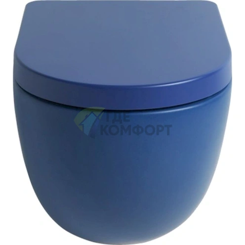 Унитаз подвесной ArtCeram File FLV001 blu zaffiro - фото 1