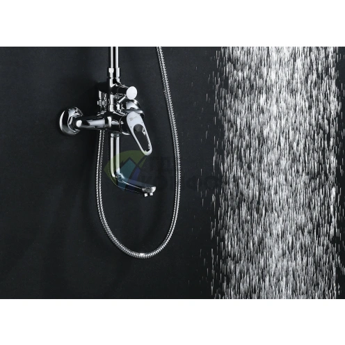 Угловая душевая стойка Lemark Omega LM3162C: стильный дизайн и компактные размеры - фото 4