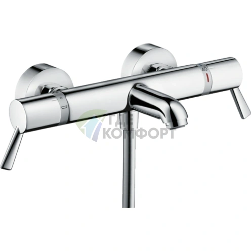 Термостат для ванны Hansgrohe Ecostat Comfort с двумя источниками воды и изливом 178 мм (13115000) - фото 1