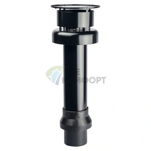 Адаптер Stout DN80/100 вертикальный утепленный-584 мм-финальный участок SCA-0080-800001 - фото 1