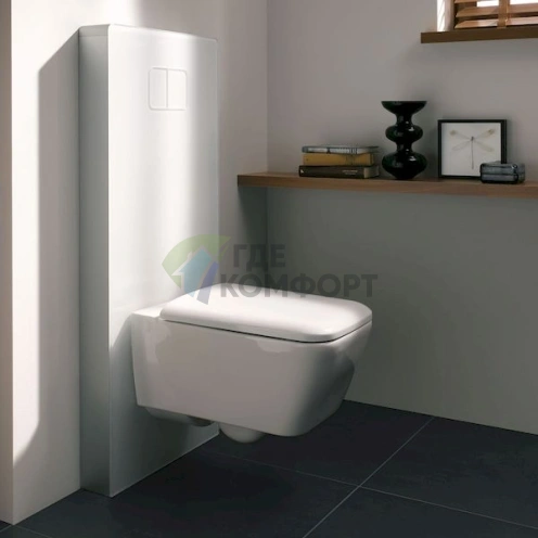 Подвесной унитаз Keramag it! 201950 безободковый - фото 3