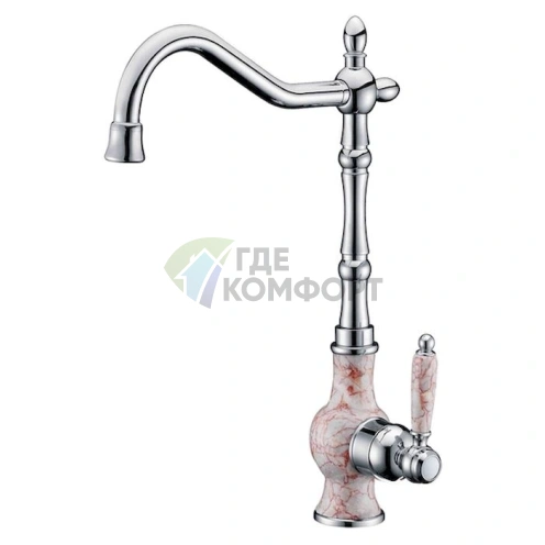 Смеситель для кухни Zorg Stone ZR 365 Y Rosso — стиль и практичность - фото 1