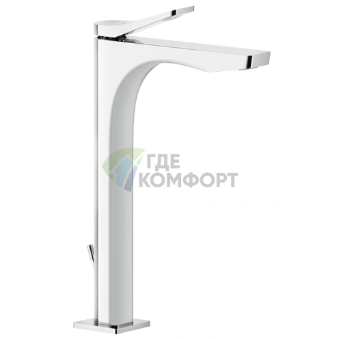 Смеситель для раковины GESSI Rilievo хром с донным клапаном (59003#031) - фото 1