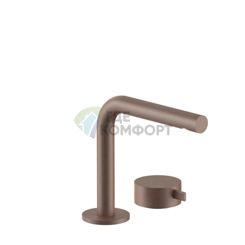 Смеситель для раковины Fantini AF/21 с двумя отверстиями, цвет Matt Copper PVD (27 P9 A104WF) - фото 1