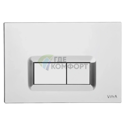 Комплект смывного механизма VitrA Arkitekt 9005B003-7211 с хромированной кнопкой - фото 5