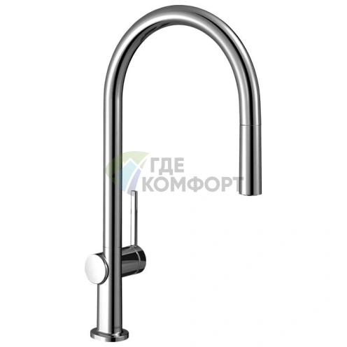 Смеситель для кухни Hansgrohe Talis M54 с выдвижным душем и системой sBox (72803000) - фото 1